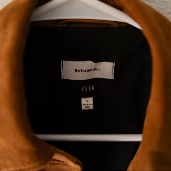 Reformation Veda Lincoln Suede Jacket - Picture 2 of 4